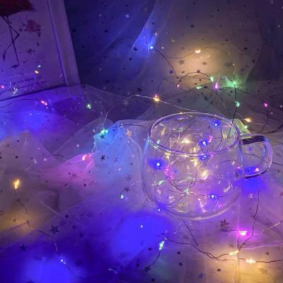 China Wholesale 2m String Light 20 LED 10cm Pixel Christmas Decoration String Light Copper Battery Operated Lights Indoor and Outdoor Ornament String for sale