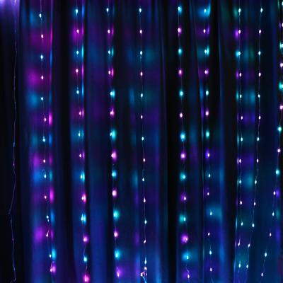 China Modern USB LED Fairy Lights Family Decor Lamp Wedding Remote Control Decoration Lamp Curtain and Festival Decoration for sale