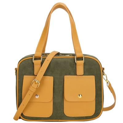 China Other Popular EG589 Casual High Quality Canvas Cross - Body Bag Women OEM Square Handbag for sale