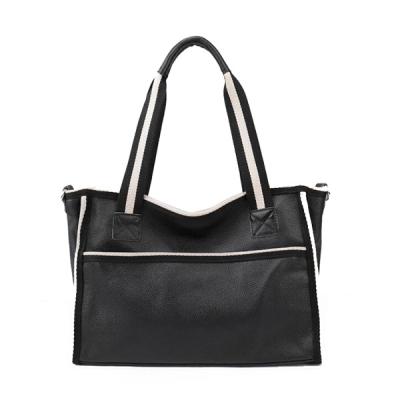 China Other Fashionable Handbag Gl1333 Designer Wholesale Genuine Cow Black Working Leather Handbags Best Quality For Women for sale