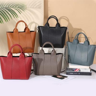 China Other Spring EGL197 2022 Top Grade Female Tote Bags Genuine Cow Leather Handbags For Women for sale