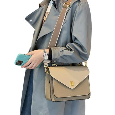 China EGL193 Fashion Design Women Messenger Genuine Leather Square Ladies Handbag Genuine Leather Cross - Body Bag for sale