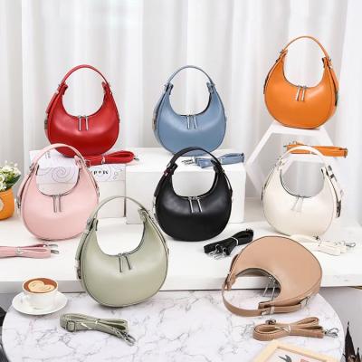 China New Fashion CB588 Half Moon Mini Shoulder Armpit Cute Bag Women Saddle Handbags For Ladies for sale