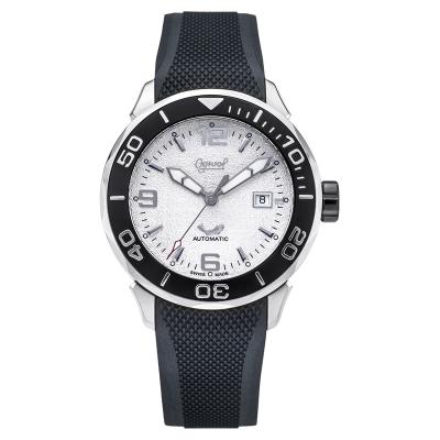 China Mens Casual Mechanical Calendar Black Strap Man Watch for sale