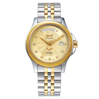 China Men's watch40mm gold sliver two tone color design luxury sapphire glass mechanical for man for sale