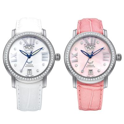 China High Quality Women Diamond Markers Wrist Mechanic Watch for sale