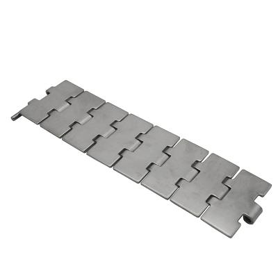 China Conveyor 304 Stainless Steel Flat Top Stainless Steel Straight Chain for sale