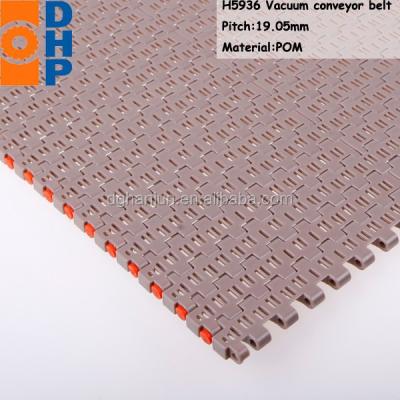 China Heat Resistant Straight Running Flat Surface Plastic Modular Belt for sale