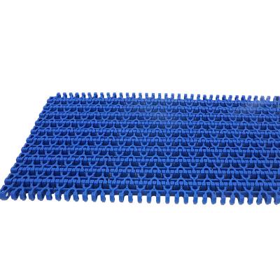 China Heat Resistant Plastic Flush Grid Modular Conveyor Belt for sale