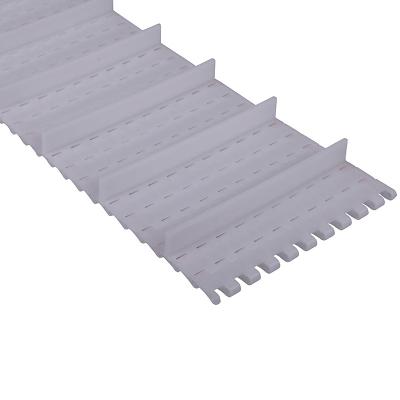 China Heat resistant flat surface with modular deflector conveyor belt H5935 for sale