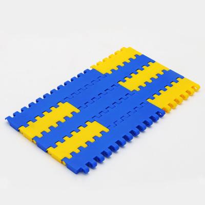 China H160A Heat Resistant Straight Flat Surface Plastic Modular Belt Conveyor for sale