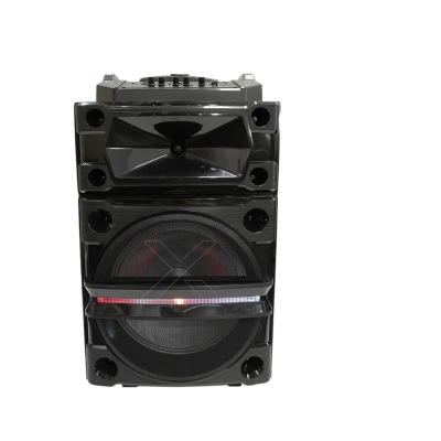 China Yes 12 Inch BT Trolley High Quality Woofer Speaker Woofer Rechargeable Karaokey Speaker With MIC for sale