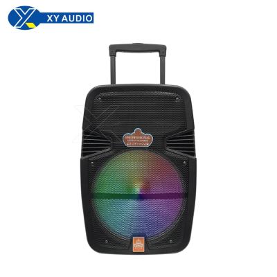 China 15 inch cart woofer subwoofer speakers and pull rod and wheel speakers and fashionable speakers and speakers XY-1505 for sale