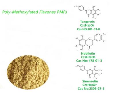 China Medicine Herbal Extract Powder Nobiletin 478-01-3 Tangeratin 481-53-8 Sinensetin 2306-27-6 for sale