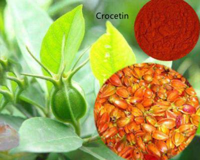 China Anti Inflammatory Red Crocetin Powder Used In Medicinal CAS 27876-94-4 for sale