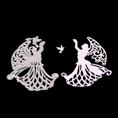 China Metal Papercraft Decoration Paper Cards Europe AAGU Angel Die Cut Machine For Scrapbooking Cut Dies Stencils Scrapbooking Dies for sale