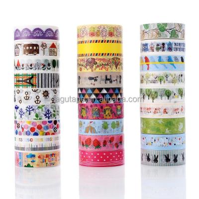 China Decorative Wholesale Washi Tape Cheap Sticker Tape For DIY Decoration for sale