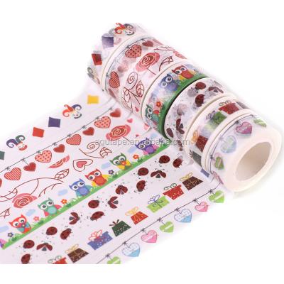 China AGU Waterproof Custom High Quality Rice Washi Paper Tape Tape for sale