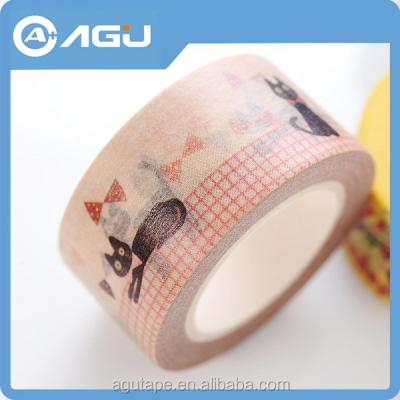 China Easy Tear Waterproof Custom Cartoon Adhesive Tape For Home Decoration for sale