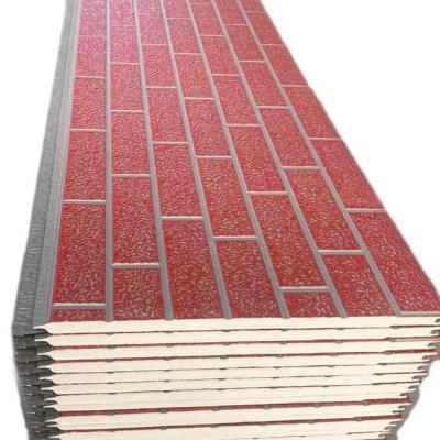 China 2022 Modern Metal PU Brick Polyurethane Foam Panel Exterior Decorative Siding Wall Panel for sale