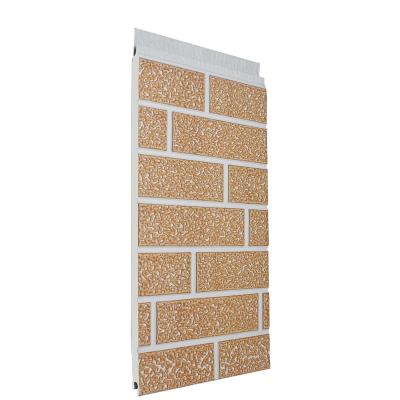 China Contemporary 16/20mm decorative precast house villa exterior wall panel pu sandwich insulation board for sale