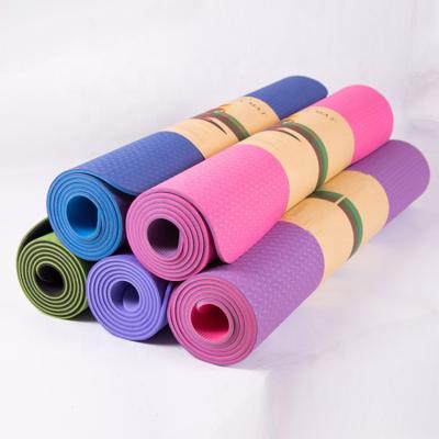 China Durable Non Slip Washable Waterproof Eco-Friendly Matt Set Cork Tape Natural Yoga Mat for sale