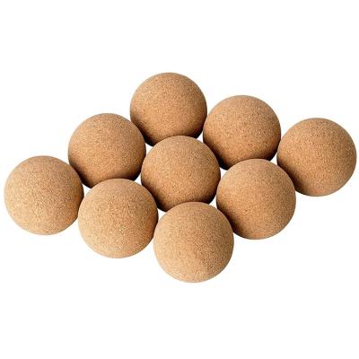 China Sports Support 6.5cm Yoga Ball Cork Massage Ball Yoga Massage Ball Cork Color,nature for sale