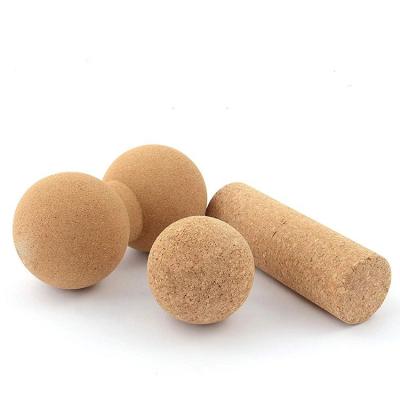 China High Density Natural Eco Friendly Sports Support Massage Cork Ball For Sport for sale