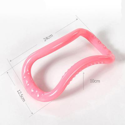 China 2021 Home Workout Circle Pilates PP Yoga Ring Assisted Magic Weight Loss Equipment Eco-friendly for sale