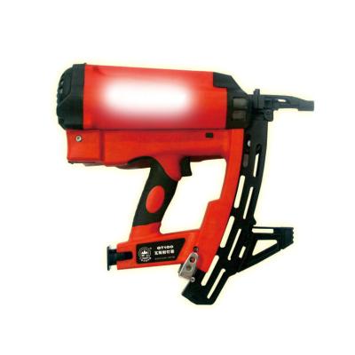 China Gas Powered GT100 Powder Interlocked Tool Gas Clamping Nailer GT100 for sale