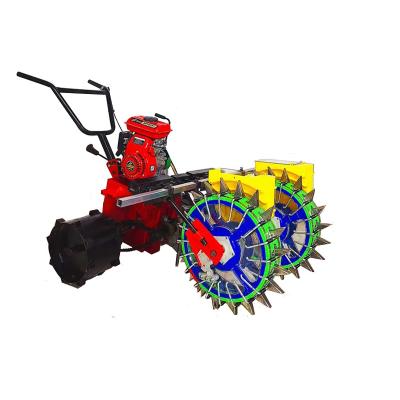 China Seeds Planting Machine self propelled type corn seeder with fertilizer 1 row and 2 row gasoline seeding machine for sale