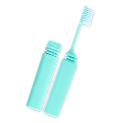 China Travel OEM Customized Soft Massage Bristle Folding Travel Toothbrush for sale