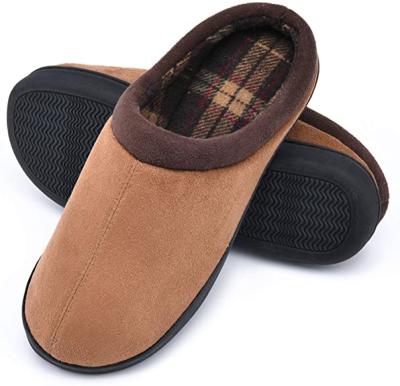 China 2021winter Warm Memory Foam CUSHIONING With Rubber Sole Anti-skid Mens Shoes Home Slippers For Men for sale