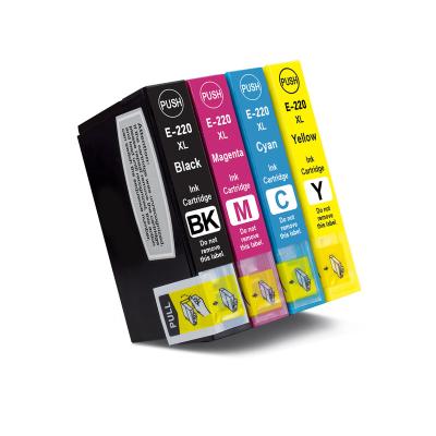 China COMPATIBLE Ink Cartridges 220 Compatible Ink Cartridge 220xl Workforce Compatible Epson Wf-2630/wf-2650/Wf-2660 for sale