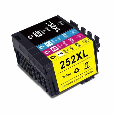 China COMPATIBLE Compatible 252 252xl Color Ink Cartridge For Wf3620 Wf3640 Wf7610 Wf7620 Wf-7710 Wf-7210 for sale