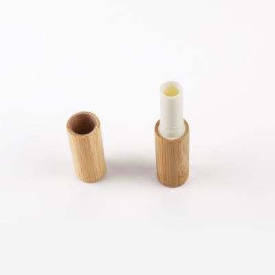 China DIY Bamboo Lipstick Tubes Lip Balm Container Lip Brush 5g Magic Wand Mascara Eyelash Container Raw Bamboo Lipstick Raw Tube for sale