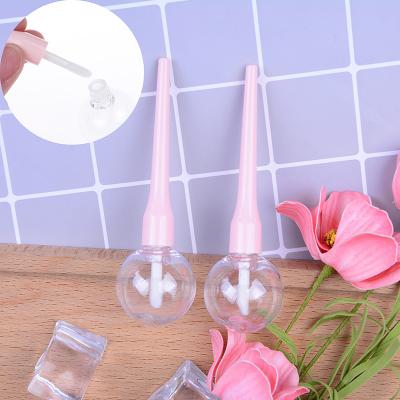 China Empty Clear 8ml Lip Gloss Lollipop Tube Lip Balm Tube Cosmetic for sale