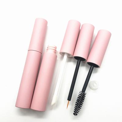 China 10ml Lip Gloss Cosmetic Empty Tubes Diy Pink Mascara Tubes Round Cosmetic Eyeliner Refillable Containers for sale