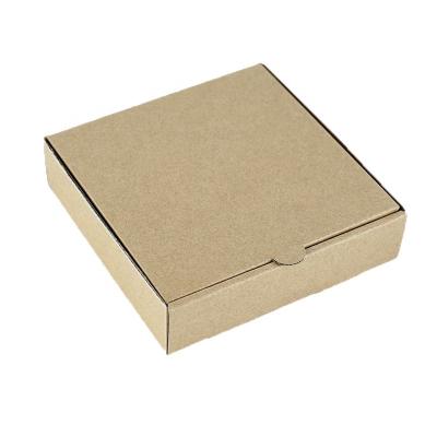 China Recyclable Cheap Corrugated Packaging Pizza Custom Printed Brown Pizza Takeout Box for sale