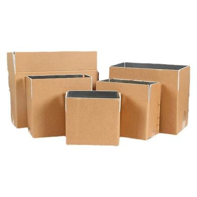 China Recyclable Cold Chain Reusable Waterproof Aluminum Heat Insulation Film Cool Corrugated Cardboard Box for sale