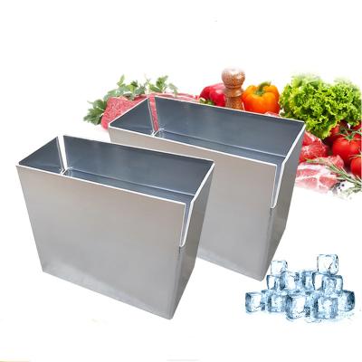 China Recyclable Custom Size Cold Food Insulated Aluminum Foil Shipping Carton Film Packing Carton For Seafood Meat Freezer Delivery for sale