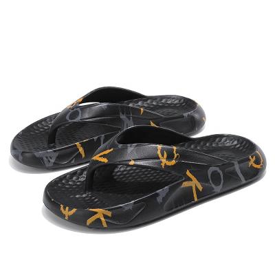 China 2022 Summer New Mid-heel Trend Fashion Flip Flop Sandals Men's Thick-soled Beach EVA Outdoor Slippers for sale