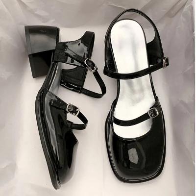 China 2023 New Lightweight Hollow Summer Spring Ladies Women's Sandals Casual Party Mary Janes Shoes Elegant Ladies Pumps Female High Heels for sale