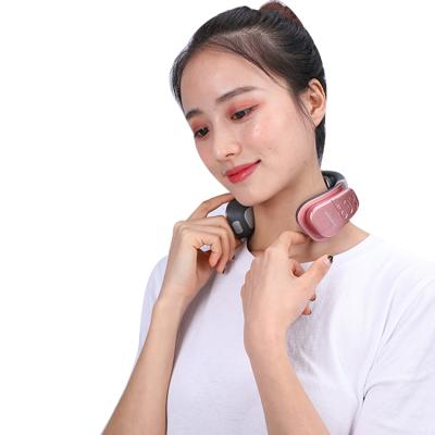 China Neck Comfort USB Rechargeable Passionate Cervical Vertebra Smart Neck Shoulder Massager for sale