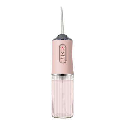 China Teeth Cleaner Dental Water Jet Oral Irrigator Tooth Care 240ml Water Tank Tooth Cleaner Portable Waterproof Dental Water Flosser Home for sale