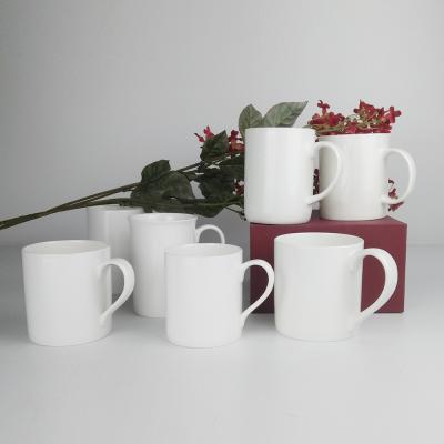 China Latest Viable Designer Empty High-End Ceramic Cup Sublimation Mugs With Bone China Material for sale