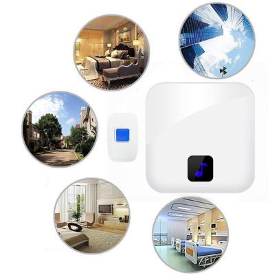 China Modern Wireless Remote EU Plug Mini Wireless Smart Doorbell Waterproof Doorbell Home Door Bell for sale