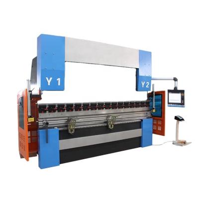 China Building Material Shops CNC Stainless Steel 100T DELEM Hydraulic System 5 Axis Press Brake Press for sale