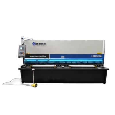 China Garment Shops QC12Y-6x2500 E21S Metal Iron Plate Pendulum Shears Hydraulic Swing Beam CNC Shear Machine for sale