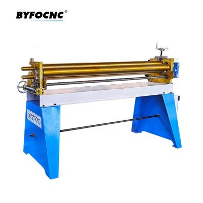 China food & Electric Beverage Plant BYFO 3 Rolls Small Sheet Roll Machine For HVAC Round Duct for sale